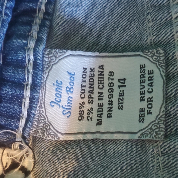 Trade Mark H women's 14 iconic slim boot jeans - Picture 7 of 9